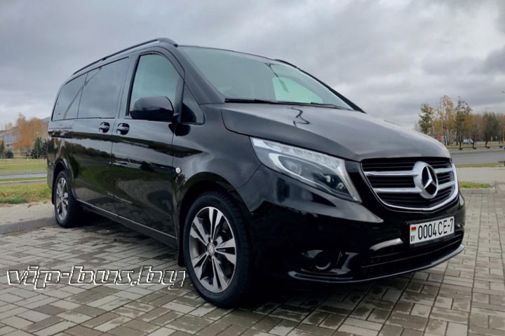Mercedes V-class in Minsk 6 passengers